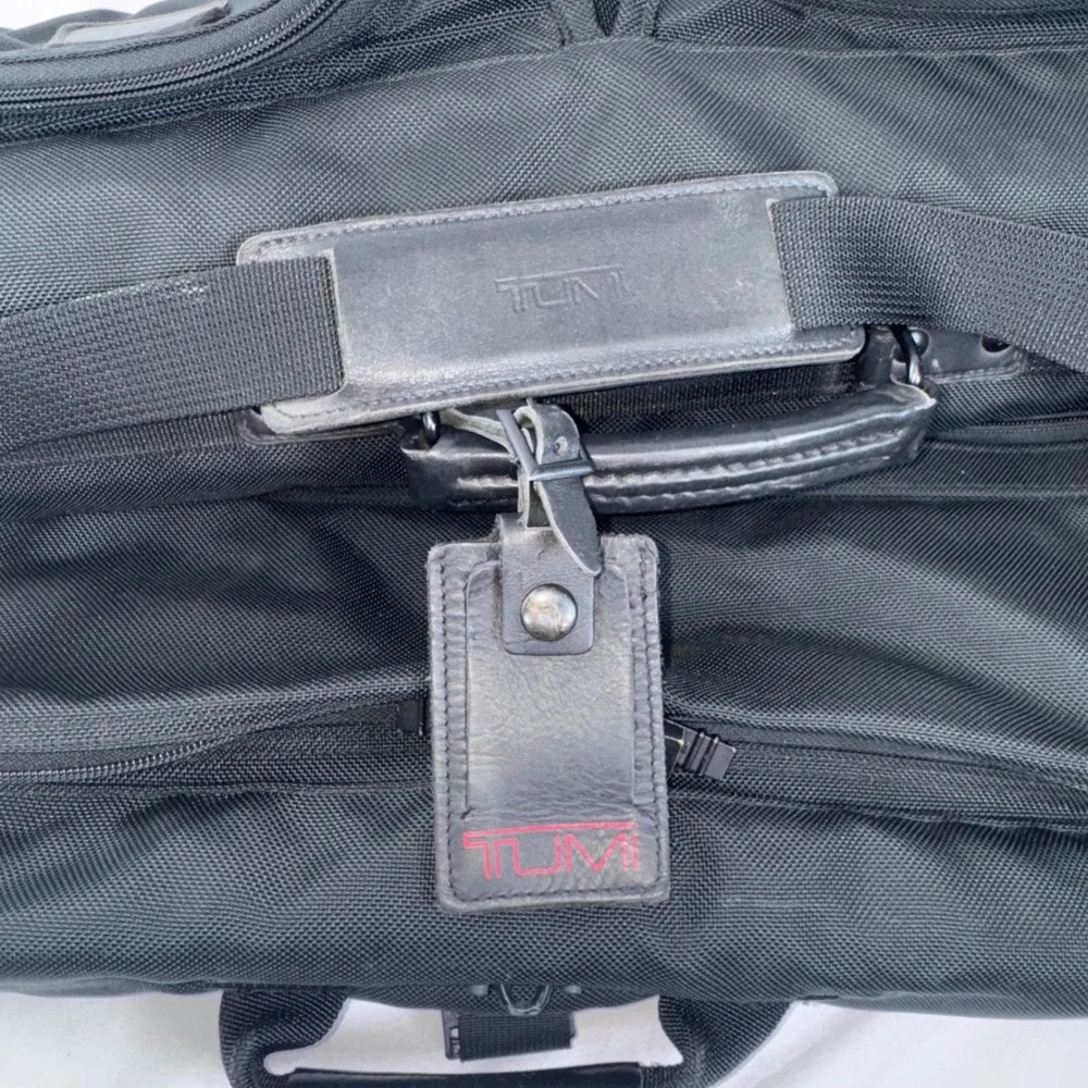 Tumi Garment‎ Bag Travel Suitcase Carry On Luggage Black With Storage Bag
